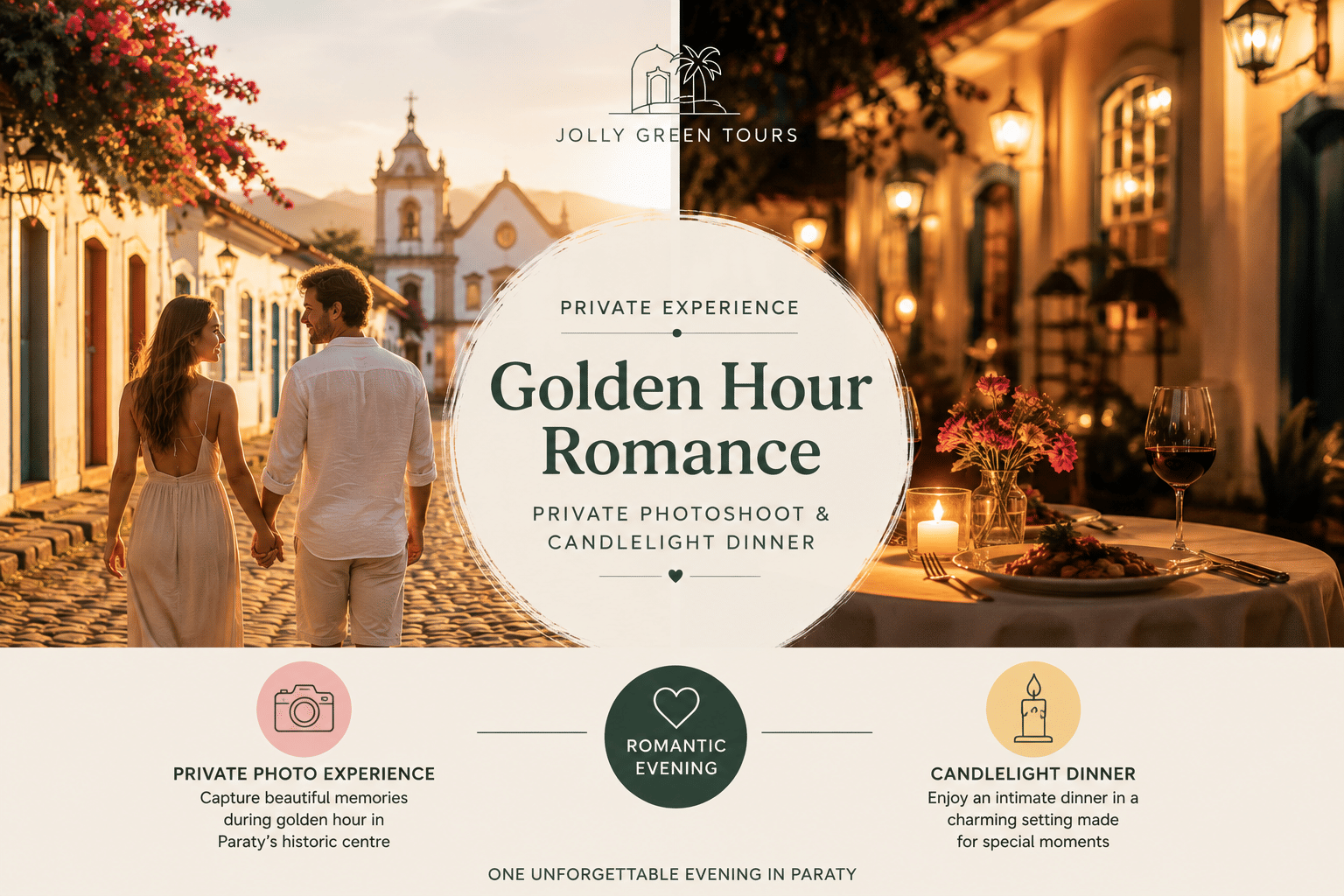2 in 1: Photoshoot & Candlelight Dinner