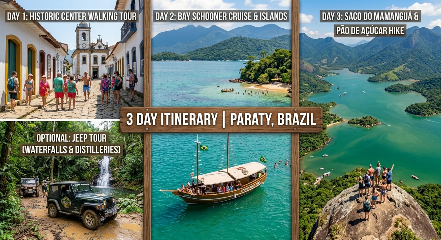 Paraty 3-Day Adventure Stay